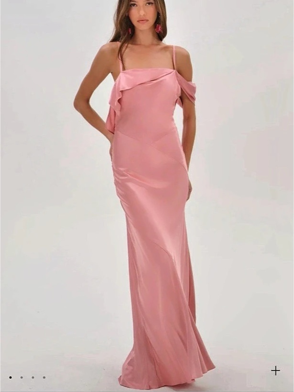 For Love & Lemons Jewel Maxi Dress Pink